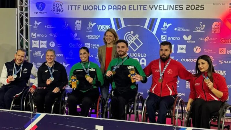 Tênis de mesa paralímpico: Thaís Severo leva ouro e prata na França