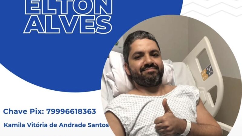 Campanha de solidariedade: Professor Elton da Silva precisa de ajuda urgente após cirurgia de tumor na coluna