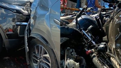 Flanelinha provoca grave acidente envolvendo 11 veículos no centro de Aracaju