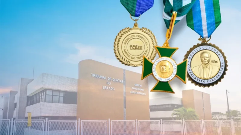 TCE de Sergipe fará cerimônia de entrega de três honrarias na terça-feira, 18