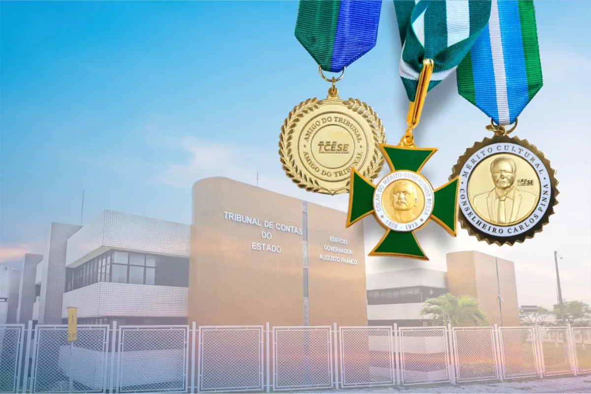 TCE de Sergipe fará cerimônia de entrega de três honrarias na terça-feira, 18