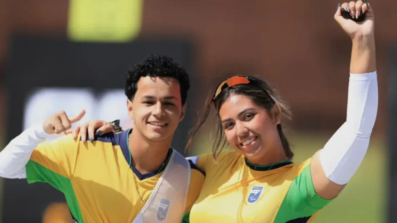 Tiro com arco do Brasil conquista 1ª medalha em um Parapan de Jovens