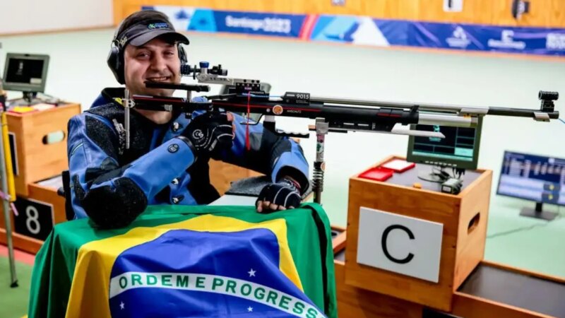 Tiro esportivo: Alexandre Galgani é bronze em etapa da Copa do Mundo