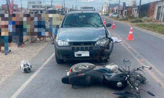 Motociclista morre após colisão frontal com caminhonete na SE-290, em Tobias Barreto