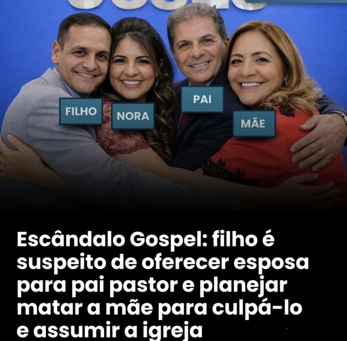 Pastor é afastado após denúncia de caso com a própria nora e suposta trama de extorsão pelo filho