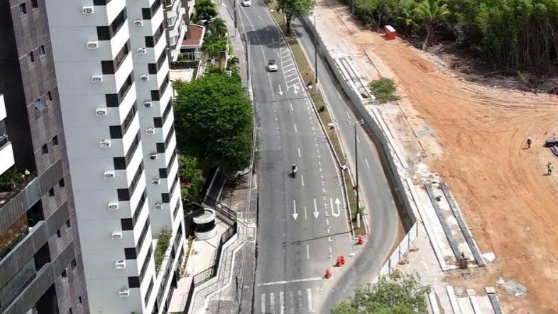 Trânsito na avenida Beira Mar passará por alterações a partir desta quinta-feira (19)