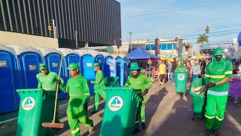 Limpeza em Aracaju recolhe quase 11 toneladas de resíduos durante carnaval