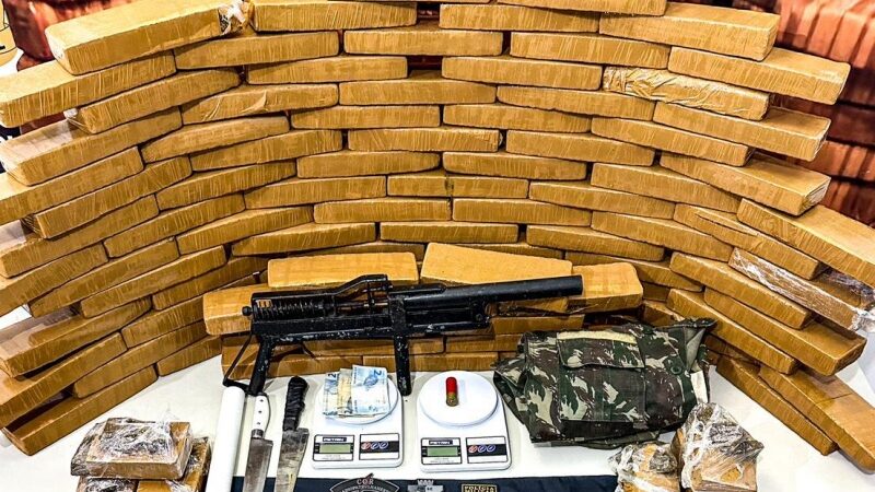 PMSE alcança marca histórica com apreensão recorde de mais de 1,2 tonelada de drogas em 50 dias