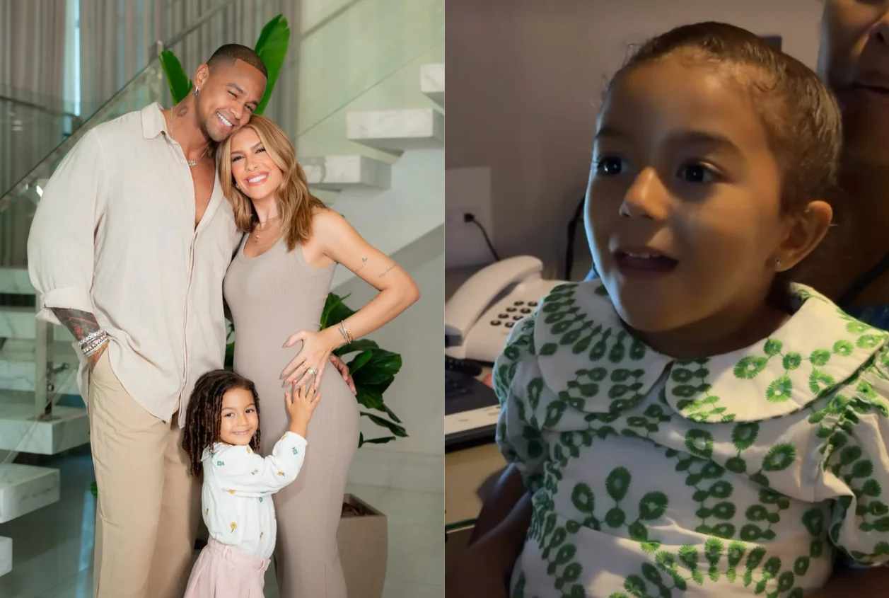 Léo Santana acompanha Lore Improta em ultrassom e brinca sobre semelhança do bebê