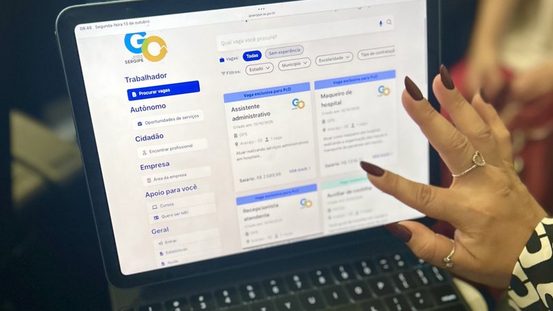 Mais de 500 vagas de emprego são ofertadas pelo NAT em Sergipe