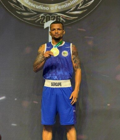 Sergipano Cássio Oliveira conquista bicampeonato brasileiro de boxe olímpico