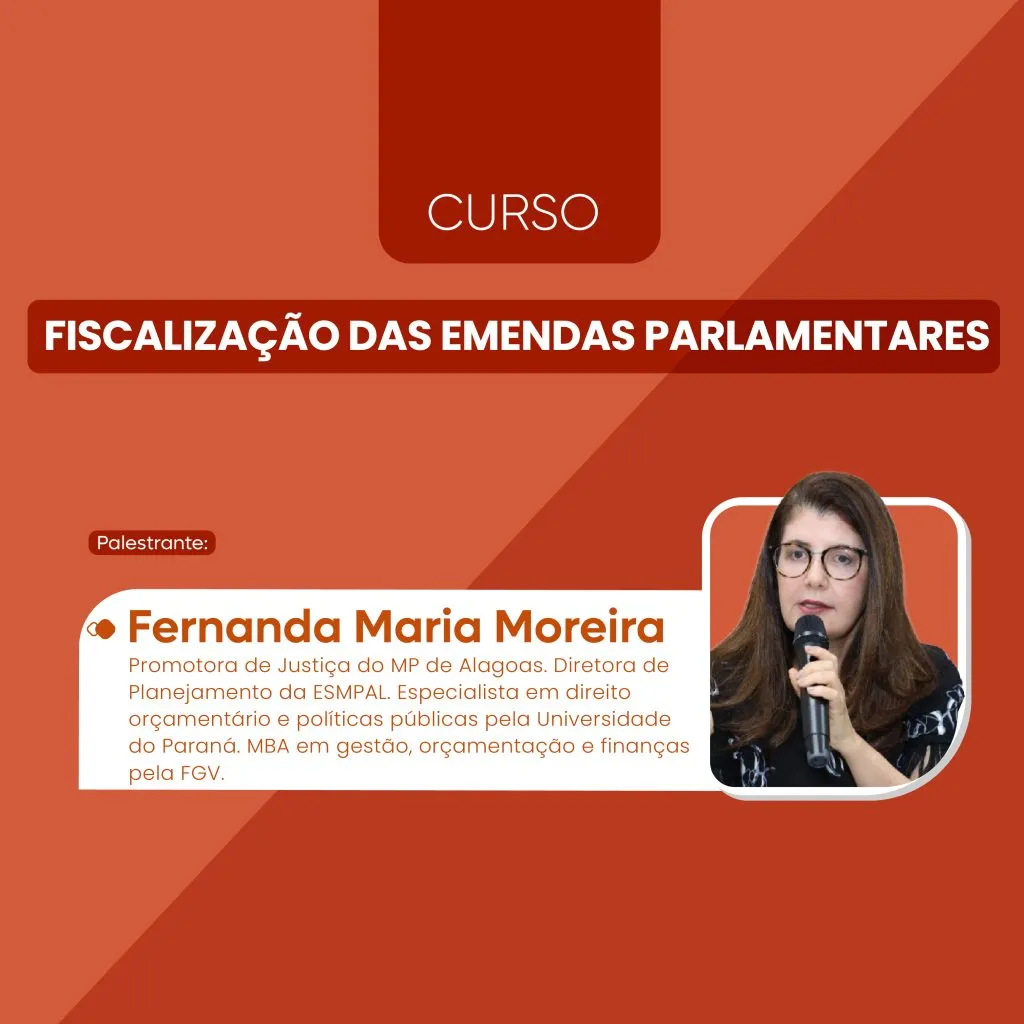 MPSE promove curso sobre fiscalização de emendas parlamentares