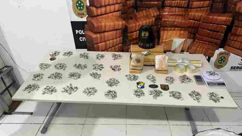 Mulher é resgatada de cárcere privado e quase nove quilos de maconha são apreendidos em Aracaju
