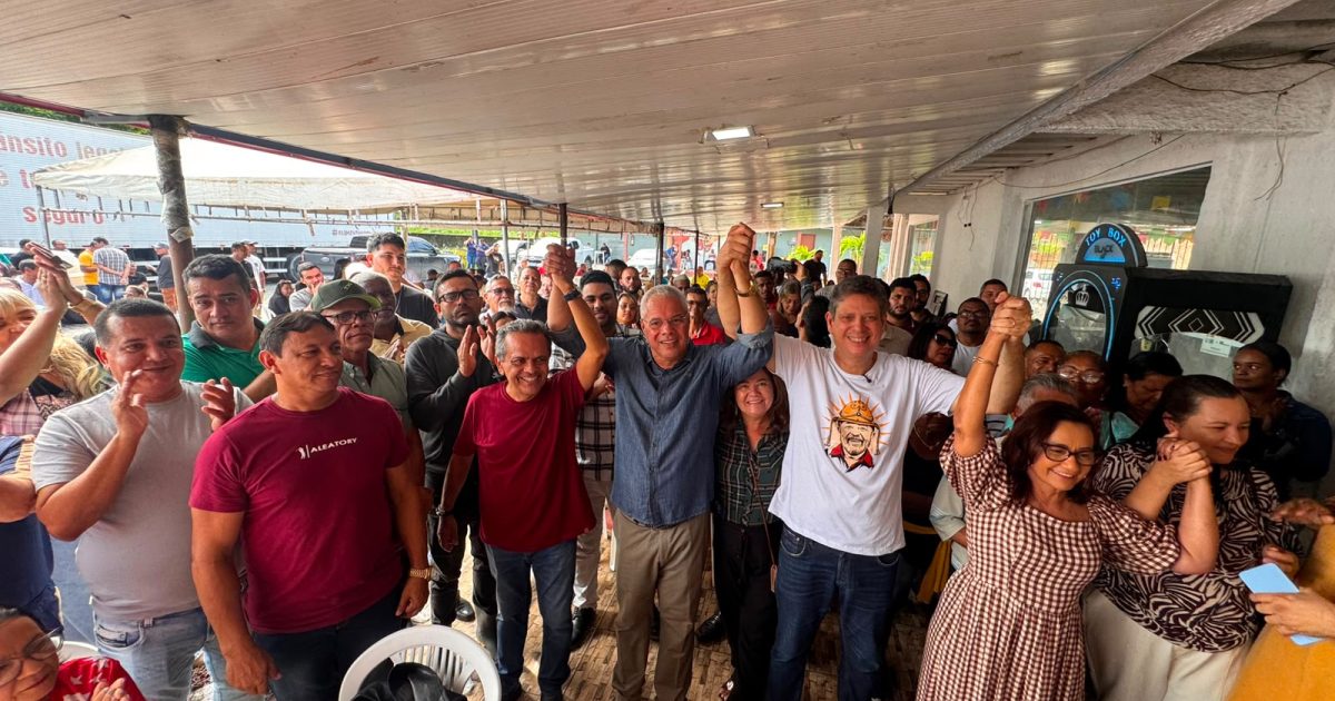 Padre Inaldo e Carminha Paiva selam apoio à pré-candidatura de Márcio Macêdo em Nossa Senhora do Socorro