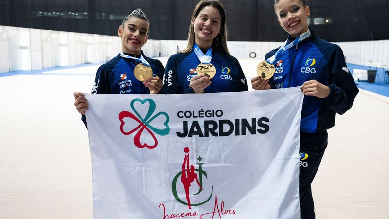 Sergipanas conquistam medalhas inéditas no Campeonato Pan-Americano de Ginástica Rítmica
