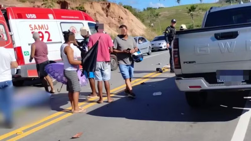 Mulher morre após cair de motocicleta na SE-100, em Indiaroba