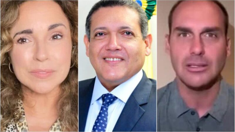 Daniela Mercury perde a paciência com demora de Nunes Marques em ação contra Eduardo Bolsonaro