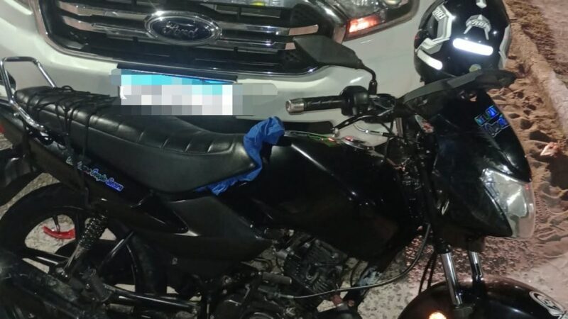 Acidente de trânsito deixa motociclista hospitalizado após colisão em São Cristóvão