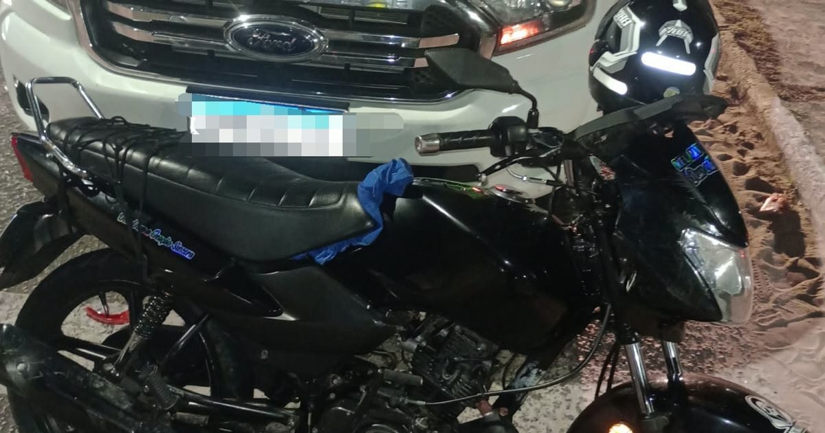 Acidente de trânsito deixa motociclista hospitalizado após colisão em São Cristóvão