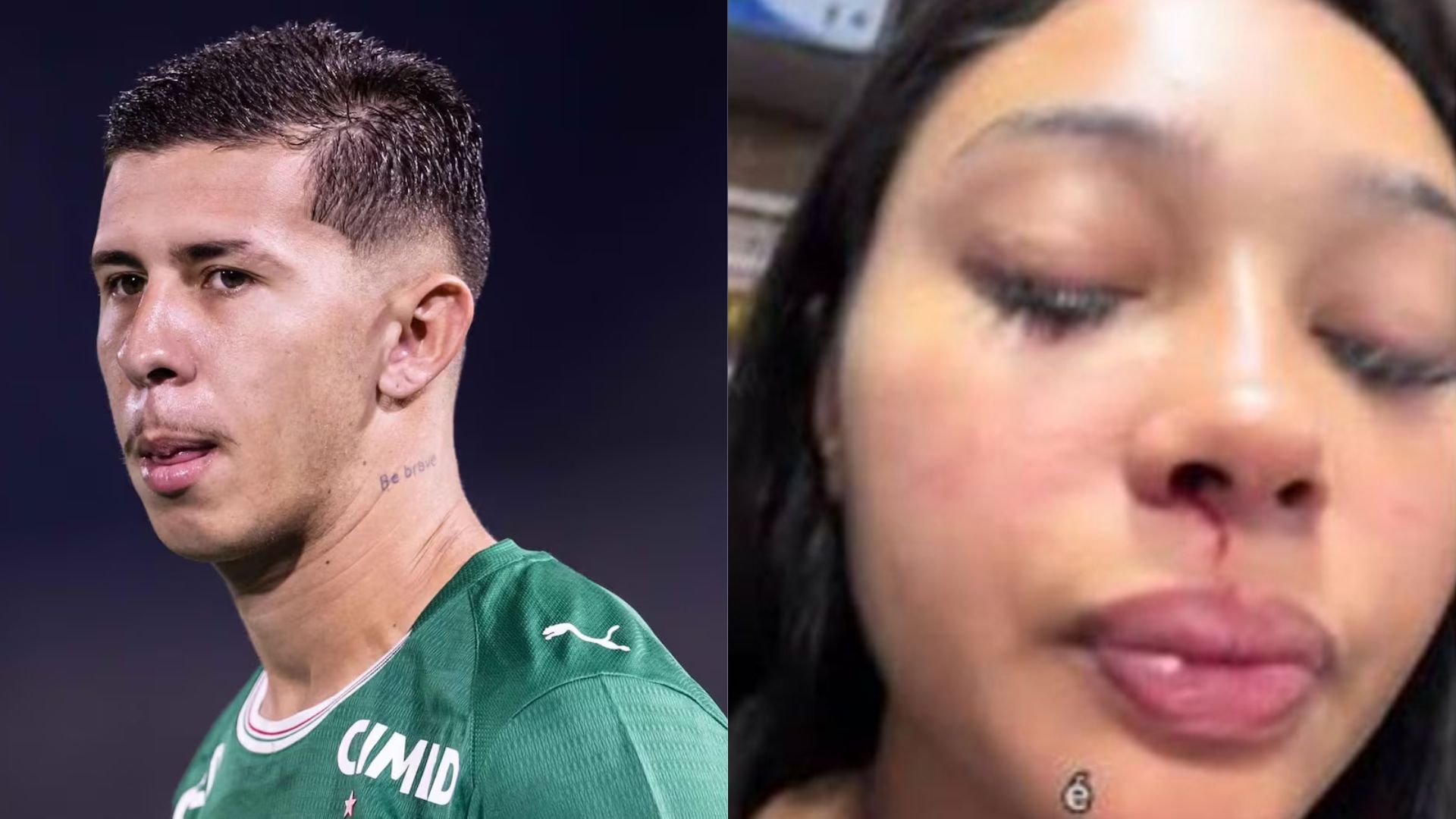 Acusado de agredir ex-companheira, jogador do Palmeiras quebra o silêncio e promete resolver o caso na Justiça