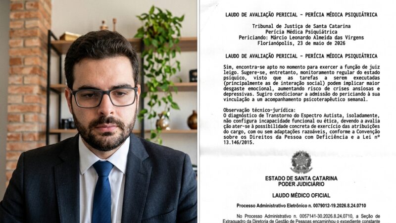 Advogado autista passa em vaga para juiz, mas tem nomeação barrada
