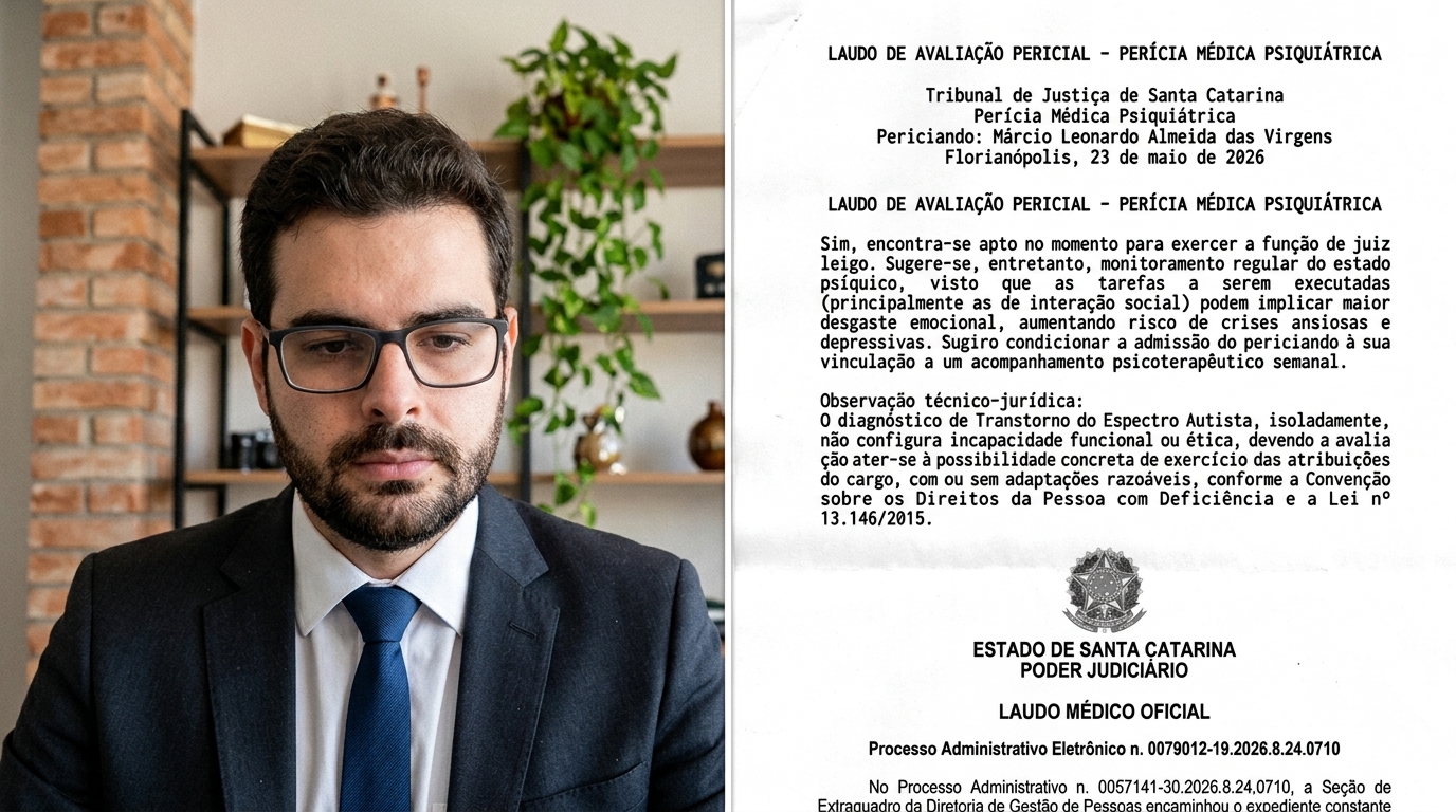 Advogado autista passa em vaga para juiz, mas tem nomeação barrada