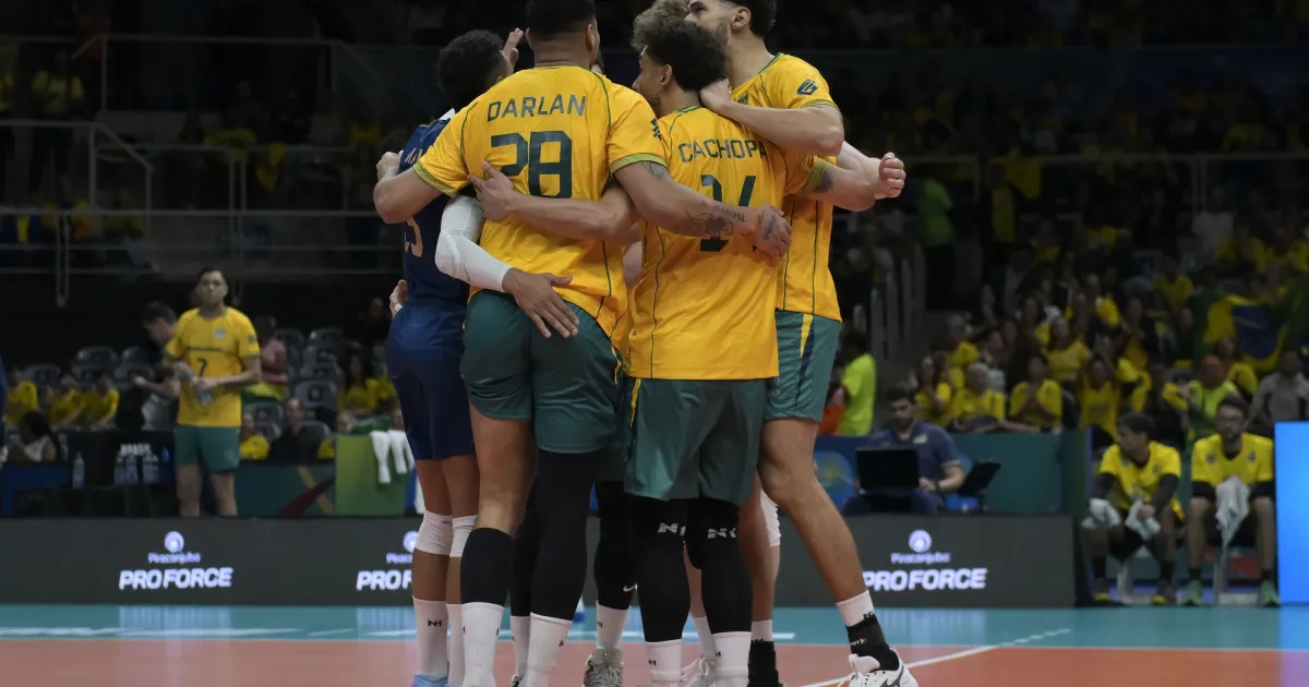 Brasil encara Colômbia para manter 100% no Sul-Americano Masculino