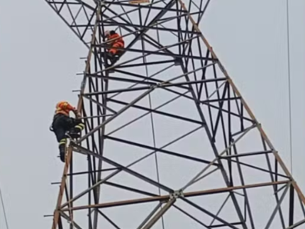 Criança de 5 anos sobe em torre de energia e mobiliza bombeiros em RO