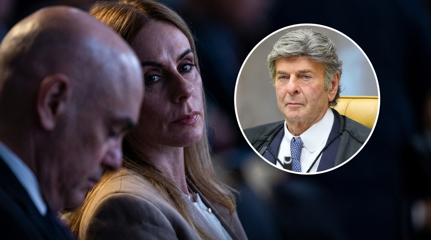 Fux é sorteado relator de ação em caso que envolve mulher de Moraes