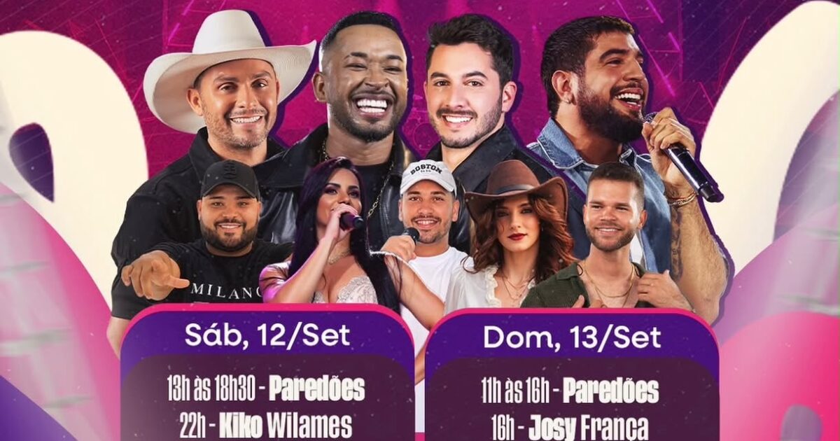 Mano Walter, Nattan, Toque Dez e Jonas Esticado são destaques na Festa da Padroeira em Dores