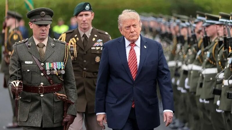 Trump diz que “adoraria” ver Irlanda unificada durante visita a Dublin
