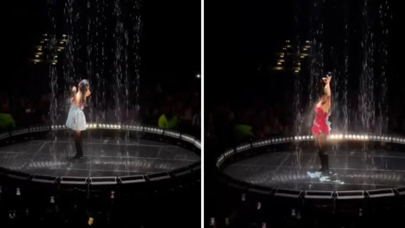 Vestido de Olivia Rodrigo “derrete” em estreia de turnê e vídeo viraliza