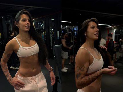 Ana Castela agita web ao postar foto exibindo corpo sarado: “Ficando forte”