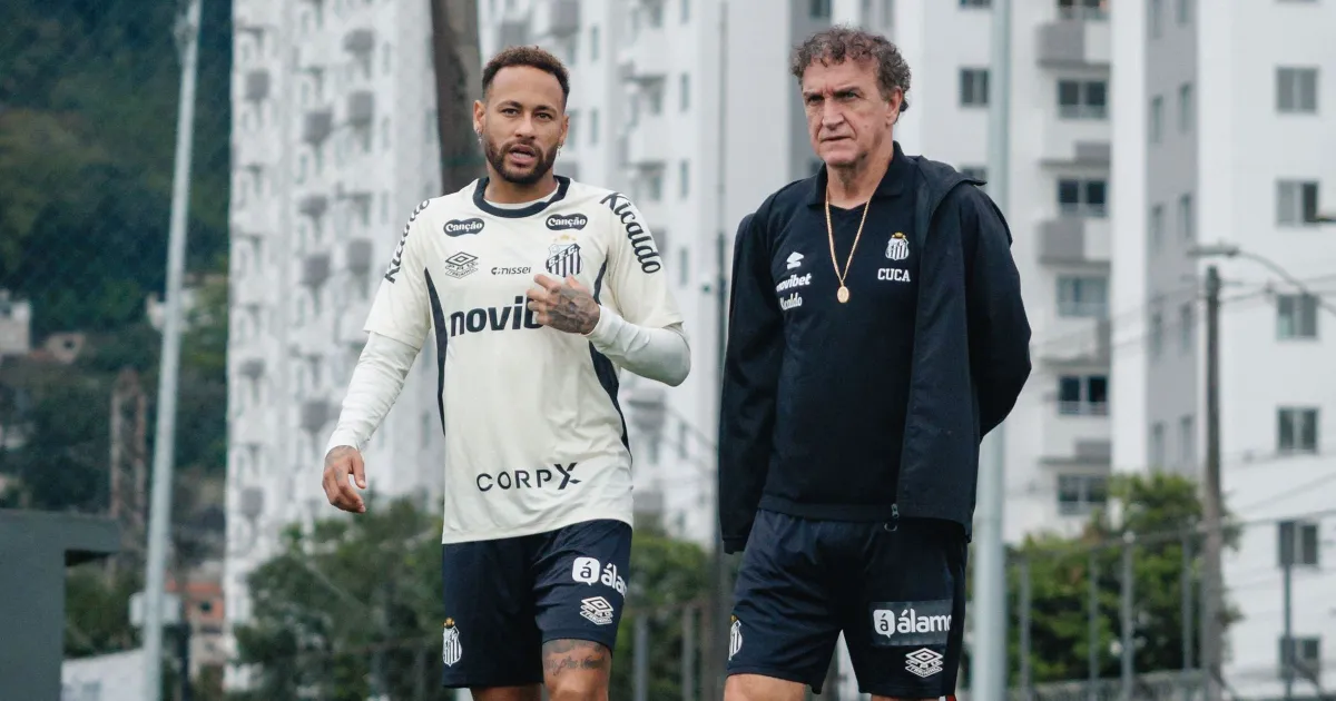 Cuca indica retorno de Neymar em Santos x Flamengo, pelo Brasileirão