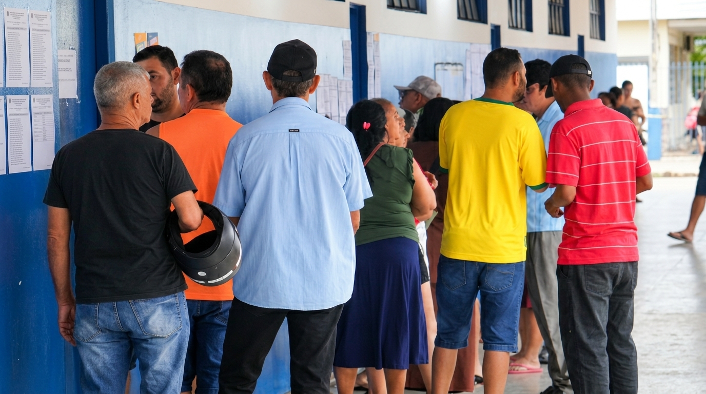 Se o eleitor não justificar por que não votou, terá que pagar uma multa de R$ 3,51 por cada turno em que faltou