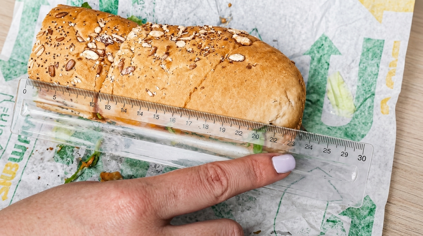 Subway foi processado após clientes alegarem que o sanduíche footlong tinha menos de 30 centímetros