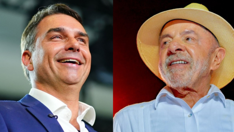 Veritá: Flávio tem 51,56% dos votos válidos no 2º turno; Lula, 48,44%