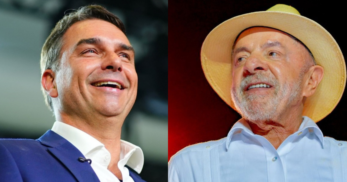 Veritá: Flávio tem 51,56% dos votos válidos no 2º turno; Lula, 48,44%