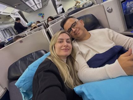 Viúva de Bruno Avelar revela que casal viajaria para lua de mel neste mês: “Estaríamos no avião”